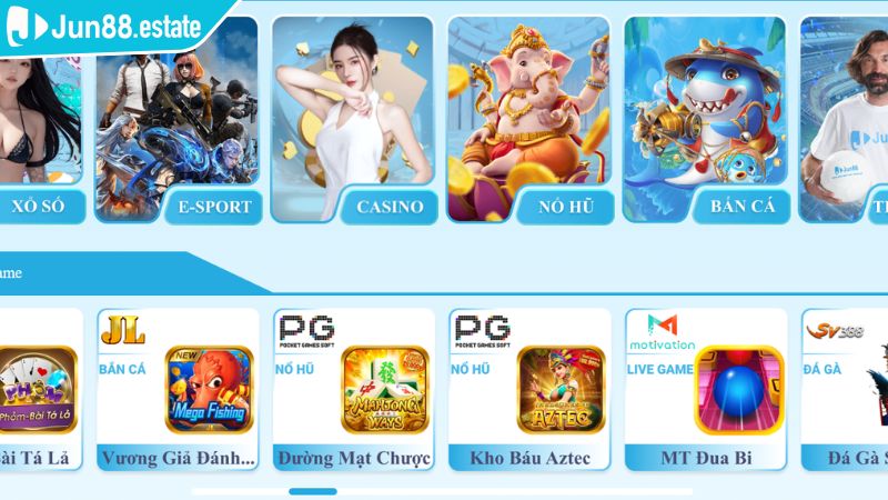 Jun88 Xtcpn ⭐️ Jun 88 - Link Jun88 Estate Mới Nhất 11/2025 37 Thế giới trò chơi độc quyền chỉ có tại Jun88 đáng thử hiện nay