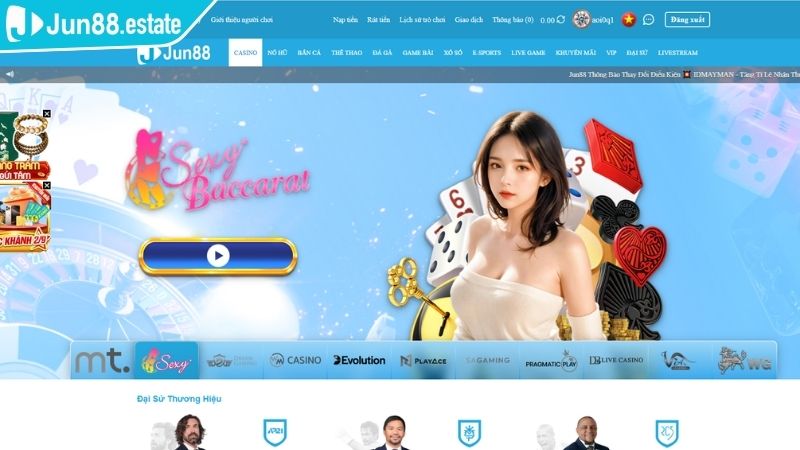 Giới thiệu nhà phát hành AE Casino JUN88
