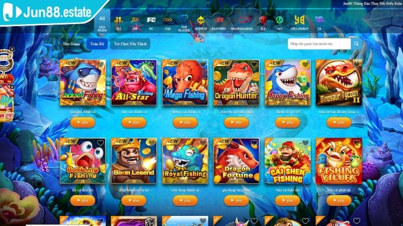 Bắn Cá 3d JUN88 Trò Chơi Giải Trí Trực Tuyến Đầy Kịch Tính 3 Top 3 trò chơi bắn cá 3D JUN88 kinh điển