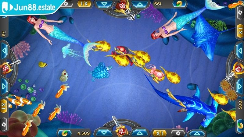 Bắn Cá Tiểu Tiên Cá JUN88 Chinh Phục Đại Dương Tối Đa Lợi Nhuận 3 Cân bằng nguồn lực khi chơi bắn cá tiểu tiên cá JUN88