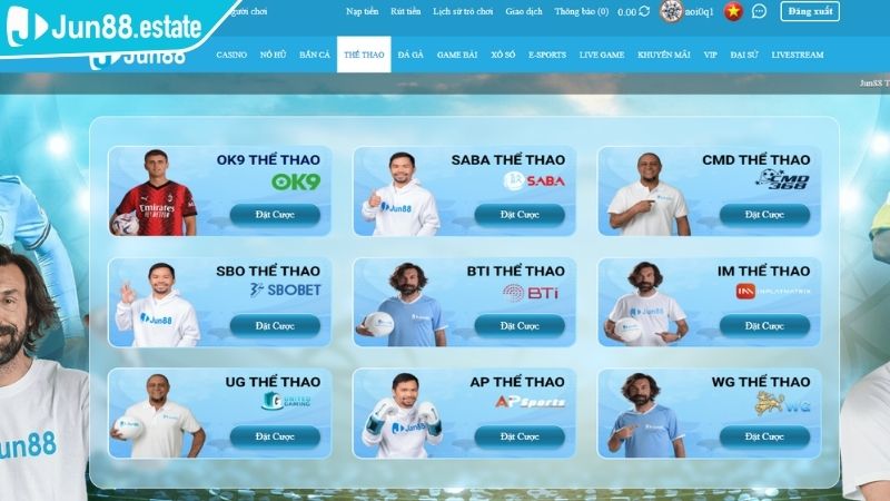 Thể Thao AP JUN88 Đa Dạng Bộ Môn Và Kèo Cược Hấp Dẫn 1 Tìm hiểu về Thể Thao AP JUN88