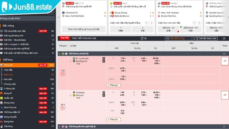 Thể Thao BTI JUN88 - Trải Nghiệm Cá Cược Toàn Diện 2 Điểm ưu việt thu hút lượt truy cập Thể Thao BTI tại JUN88