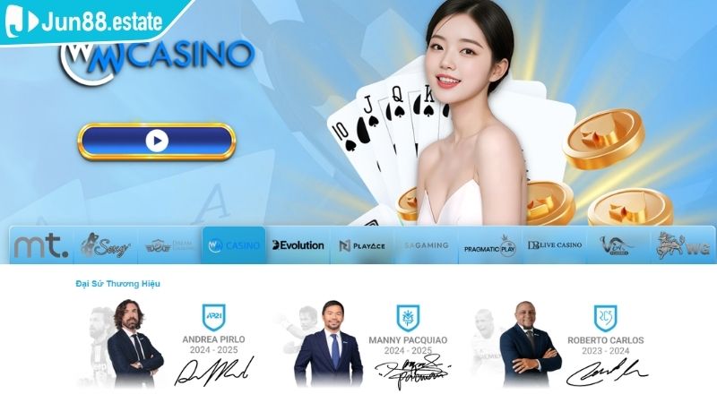 WM Casino JUN88 Điểm Đến Hàng Đầu Cho Tín Đồ Mê Cá Cược 1 Khám phá WM Casino JUN88